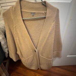 Charlotte Russe Tan Cardigan Sweater